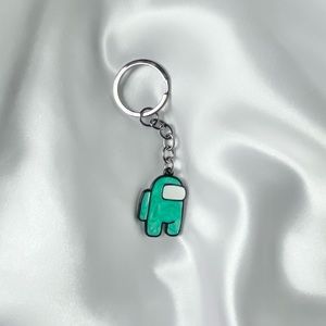 Green Among Us Keychain